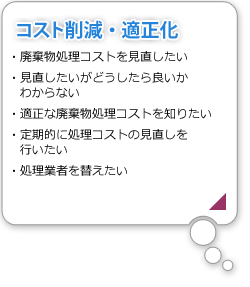 コスト削減・適正化